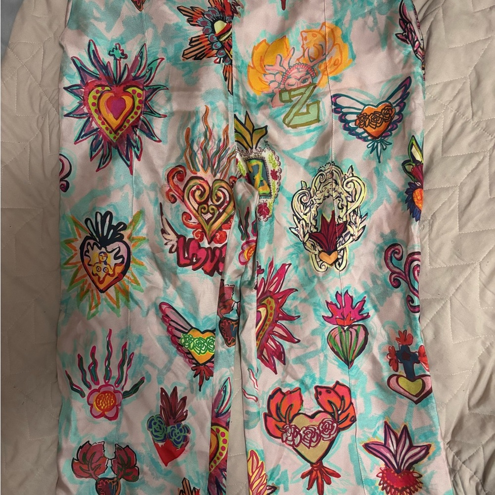 Zimmermann deadstock Silk Print Pants